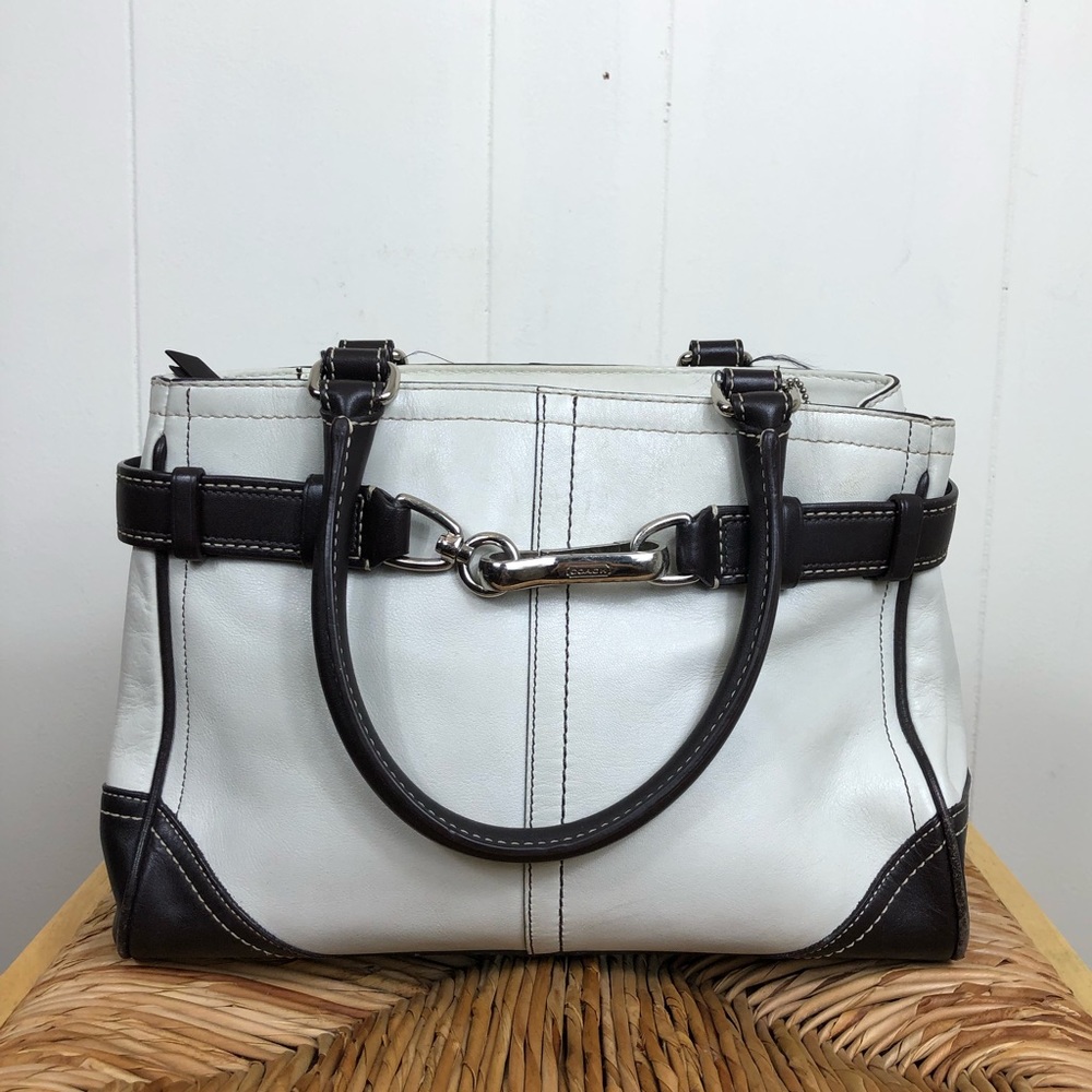 Vintage Coach Hampton Carryall Satchel